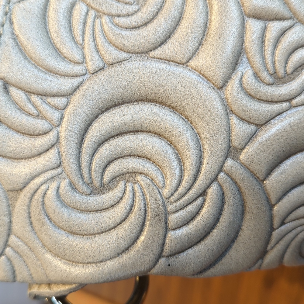 Giulia Massari swirl leather bag cream/gray - Picture 15 of 15